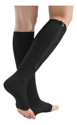 Confort Compresión™ Calcetines con Cremallera Calcetines de Compresión