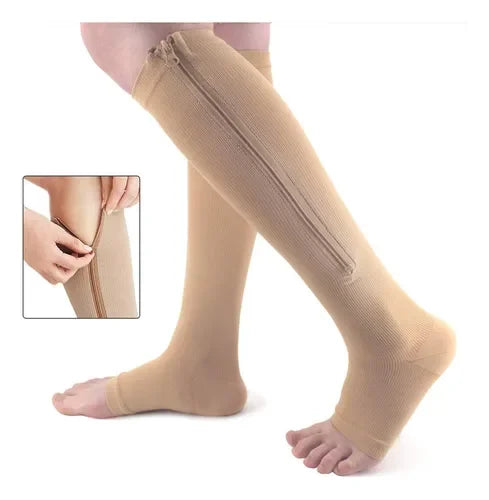 Confort Compresión™ Calcetines con Cremallera Calcetines de Compresión