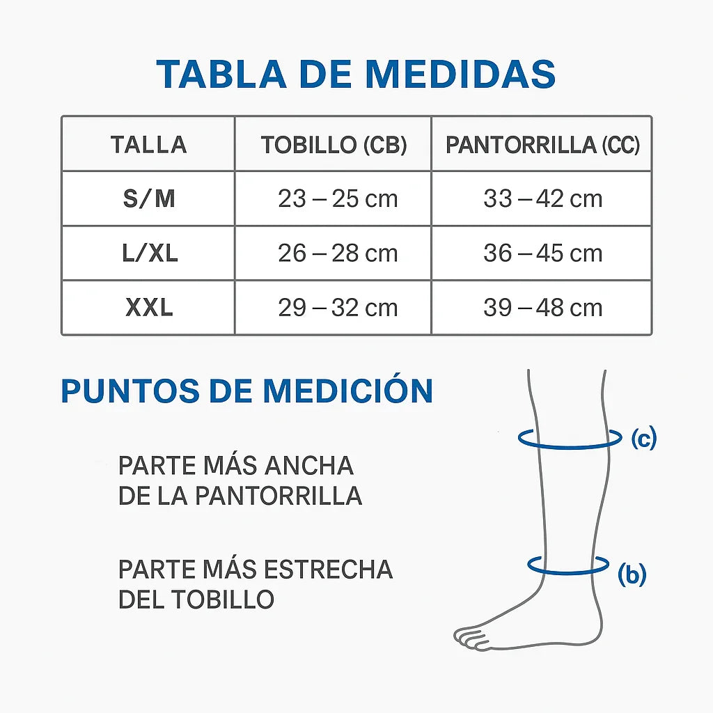 Confort Compresión™ Calcetines con Cremallera Calcetines de Compresión